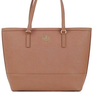 DKNY DONNA KARAN-BRYANT PARK black SAFFIANO LEATHER HANDBAG bag MSRP 295